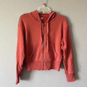 Aerie Crop Zip-Up Hoodie